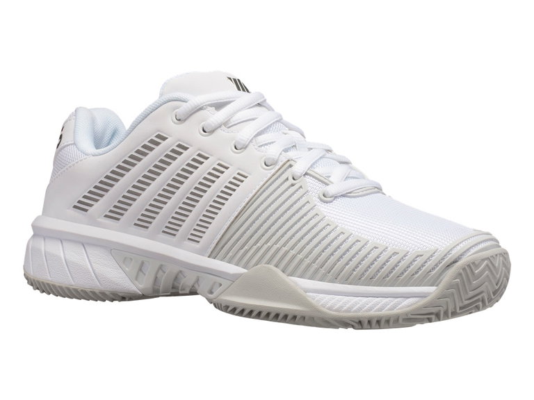 KSwiss Tennis Shoes Express Light 2 Clay/Sand Court White/Grey Women